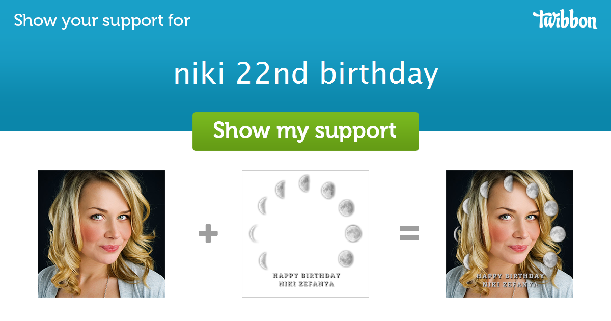 Niki 22nd Birthday Support Campaign Twibbon