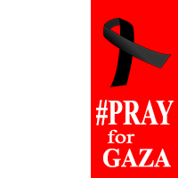 Pray For Gaza Support Campaign Twibbon