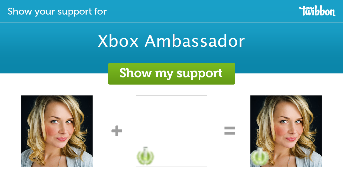 Xbox Ambassador - Support Campaign | Twibbon
