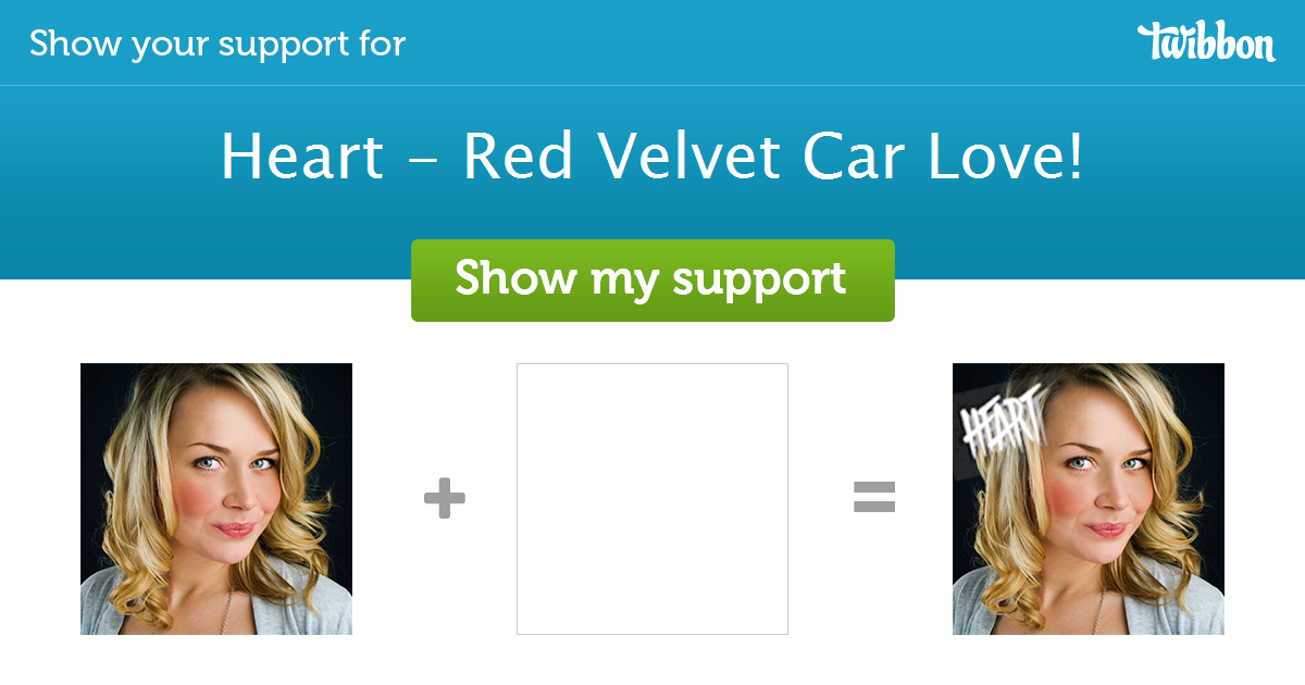 heart red velvet car