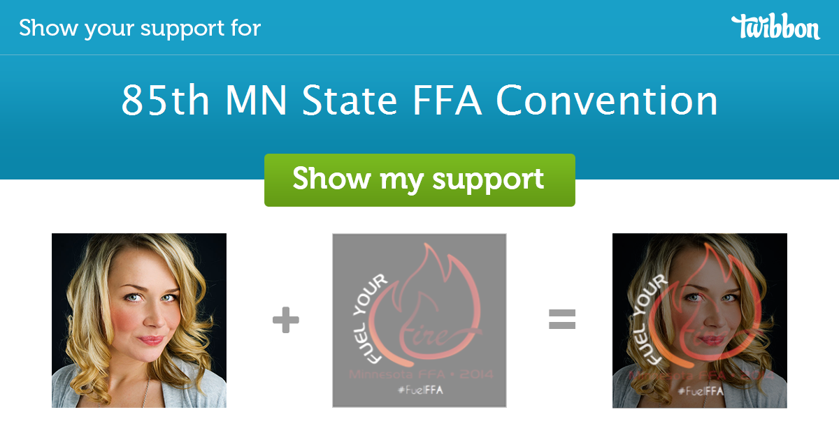 85th MN State FFA Convention Support Campaign Twibbon