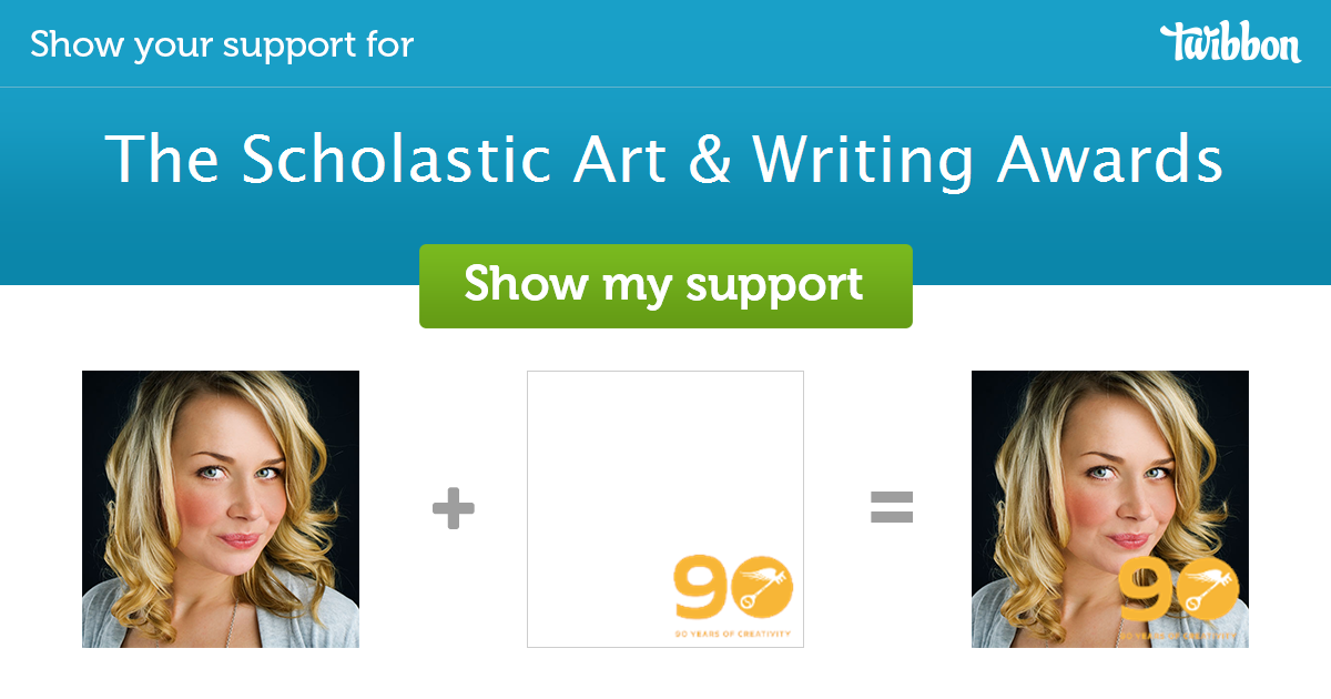 The Scholastic Art & Writing Awards Support Campaign Twibbon