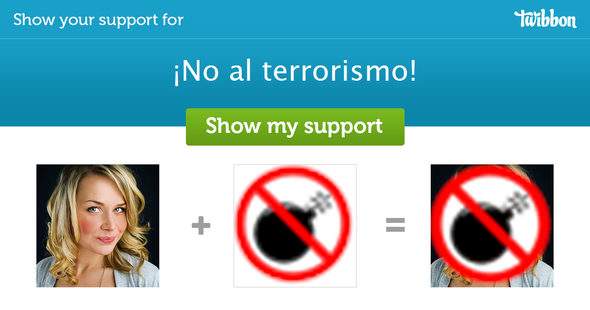 no-al-terrorismo-support-campaign-twibbon