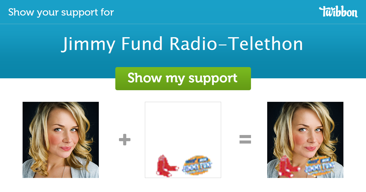 Jimmy Fund RadioTelethon Support Campaign Twibbon