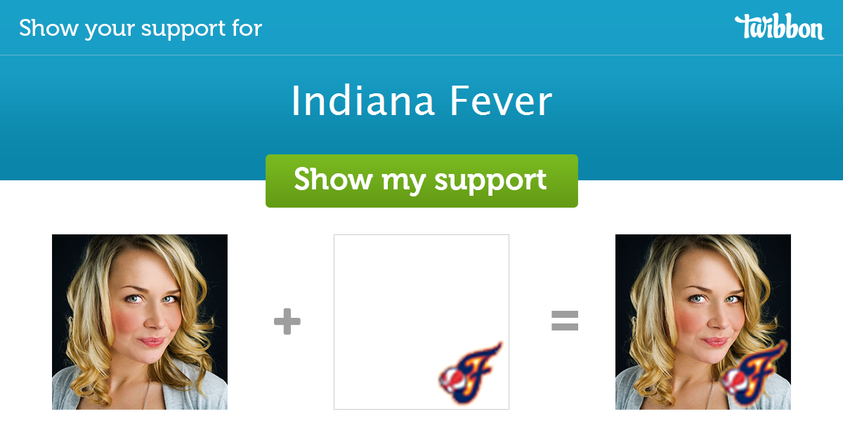 Indiana Fever Support Campaign Twibbon