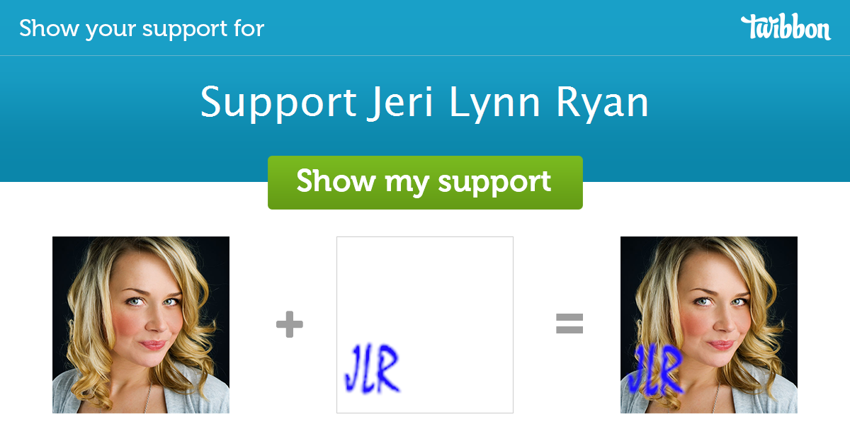 Support Jeri Lynn Ryan Support Campaign Twibbon 4682
