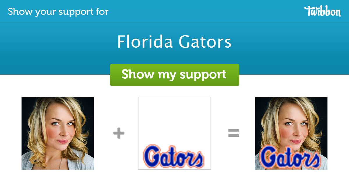 Florida Gators  Support Campaign  Twibbon