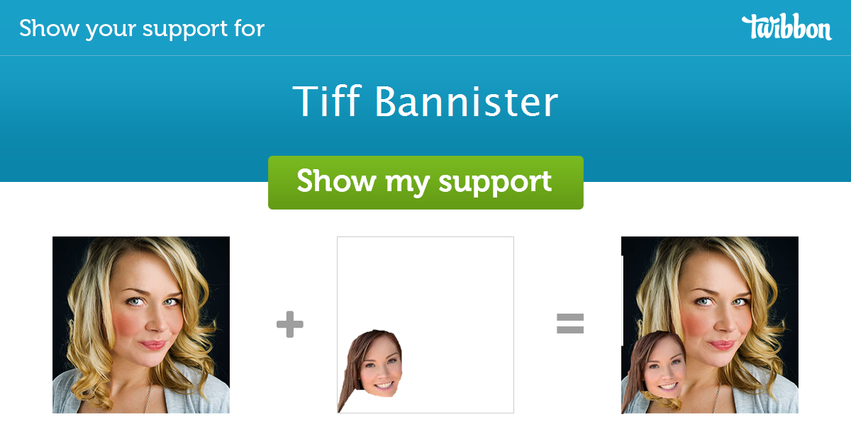 Tiff Bannister Support Campaign Twibbon 