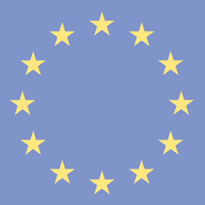 EU flag overlay