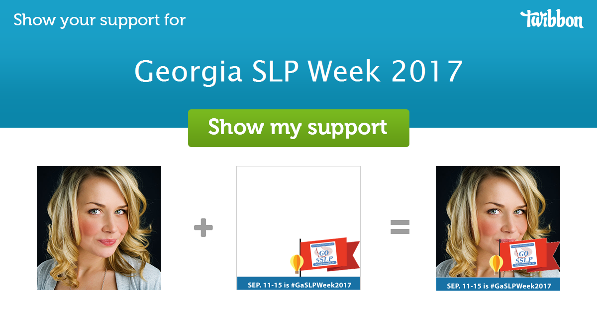 SLP Week 2017 Support Campaign Twibbon
