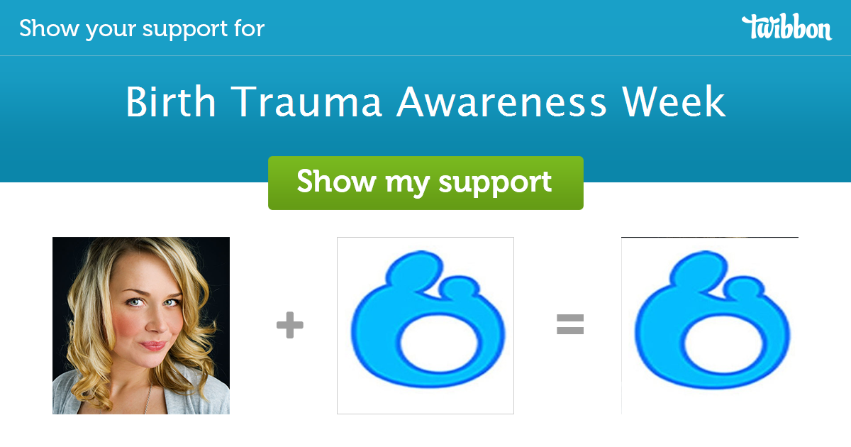 Birth Trauma Awareness Week Support Campaign Twibbon