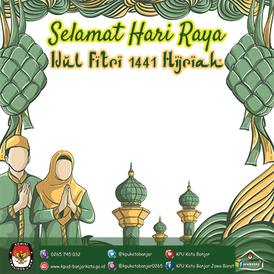 Idul Fitri KPU Banjar - Support Campaign | Twibbon