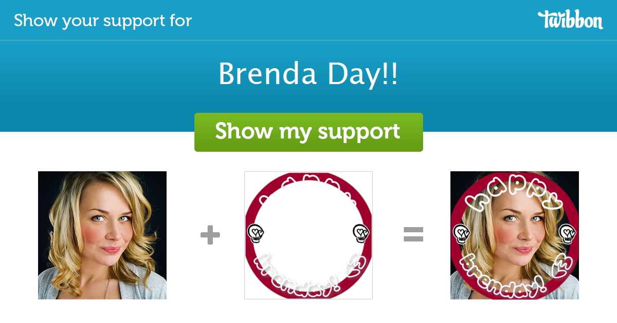Brenda Day!! Support Campaign Twibbon