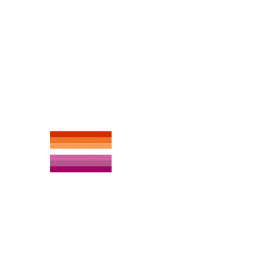 mini lesbian flag