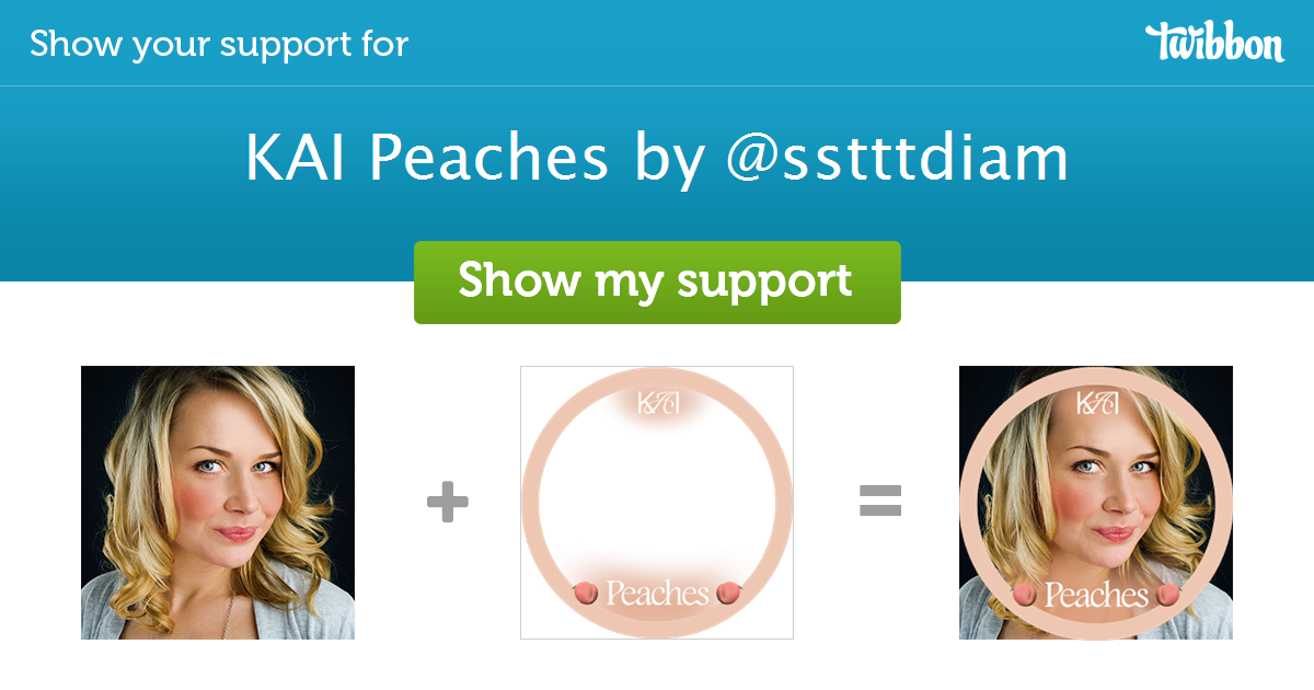 KAI Peaches by @sstttdiam - Support Campaign