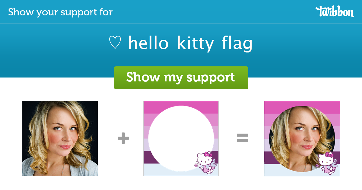 ♡ hello kitty flag - Support Campaign
