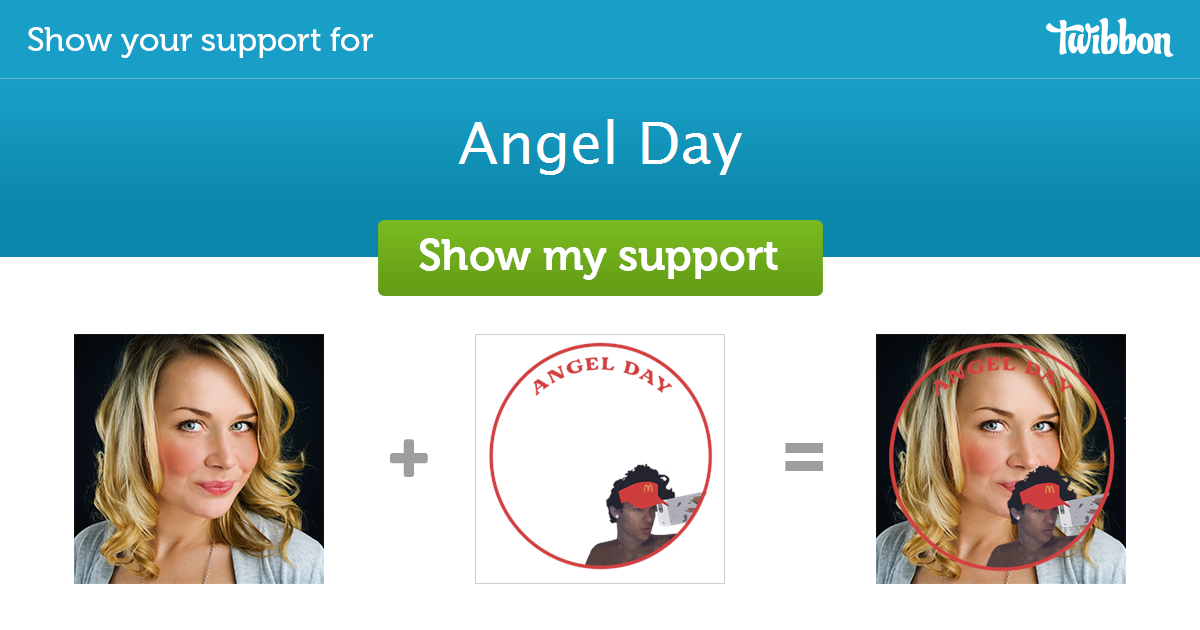 Angel Day Support Campaign Twibbon
