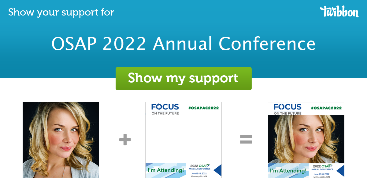OSAP 2022 Annual Conference Support Campaign Twibbon
