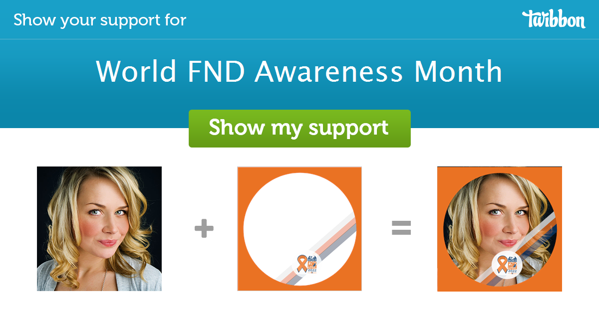 World FND Awareness Month Support Campaign Twibbon
