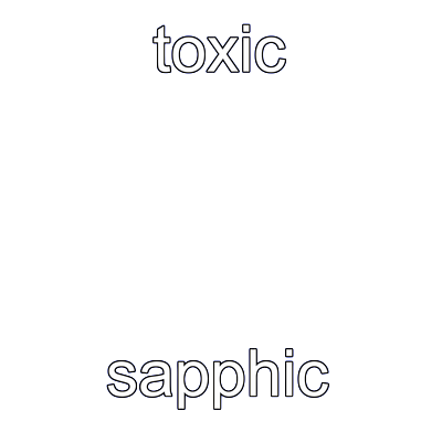 toxic sapphic